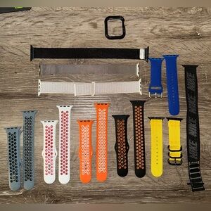 Apple Watch Bands 42/44 Size and Otter Box Protective Case